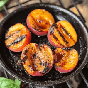 Sweet caramelized brown sugar grilled peaches are the perfect summer treat! This easy recipe highlights juicy peaches with a hint of warm vanilla flavor. Ideal for backyard gatherings or a cozy family dessert, these grilled peaches are a delightful balance of sweet and smoky. Save this pin for your next cookout and impress your guests with a simple yet delicious dessert!