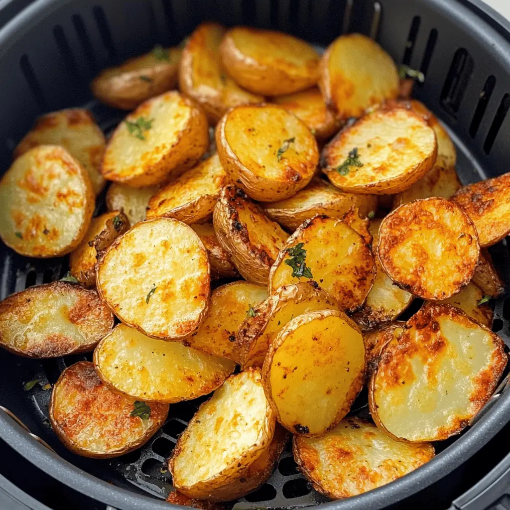 Get ready to enjoy perfectly crispy sliced potatoes made effortlessly in your air fryer! This quick recipe highlights the irresistible texture and flavor of golden potatoes, seasoned to perfection. Perfect as a side dish or a snack, these tasty slices will be a hit at any table. Save this recipe for your next family dinner or movie night!