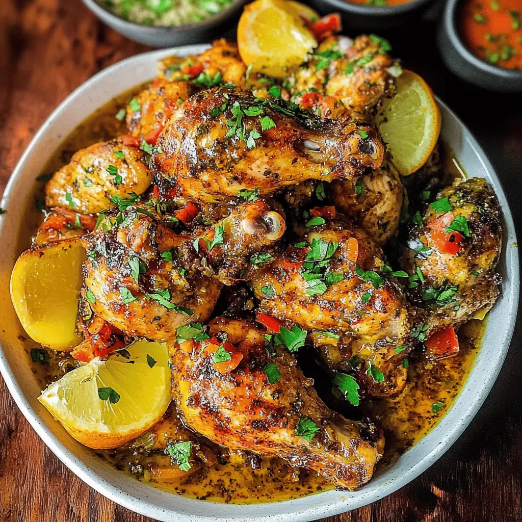Get ready for a flavorful journey with this Cuban Mojo Chicken! Juicy chicken marinated in a zesty garlic and citrus mojo sauce delivers a burst of tropical taste. Perfect for backyard barbecues or weeknight dinners, this recipe is sure to impress. Save it now and share the island vibes with family and friends!