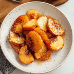 Enjoy a delightful treat with these Easy Air Fryer Peaches! Juicy peaches are perfectly caramelized, bringing out their natural sweetness. This simple recipe makes a great dessert or snack and can be topped with ice cream or yogurt. Save this pin for a quick and tasty summer favorite that will impress your friends and family!