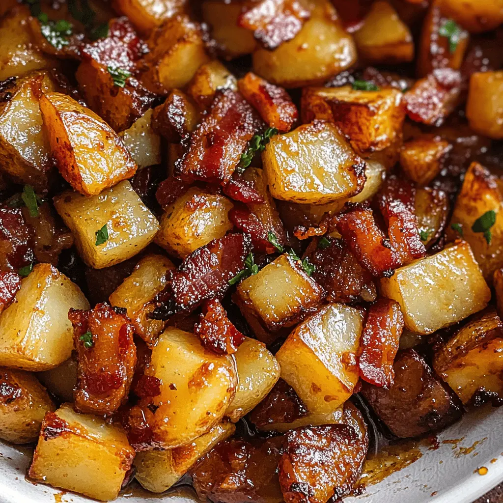 Get ready to enjoy a mouthwatering side dish with these Honey Bacon Roasted Potatoes! Packed with the perfect blend of sweetness and savory flavors, this easy recipe highlights crispy bacon and tender potatoes. Ideal for family dinners or gatherings, don’t forget to save this pin for your next meal prep!