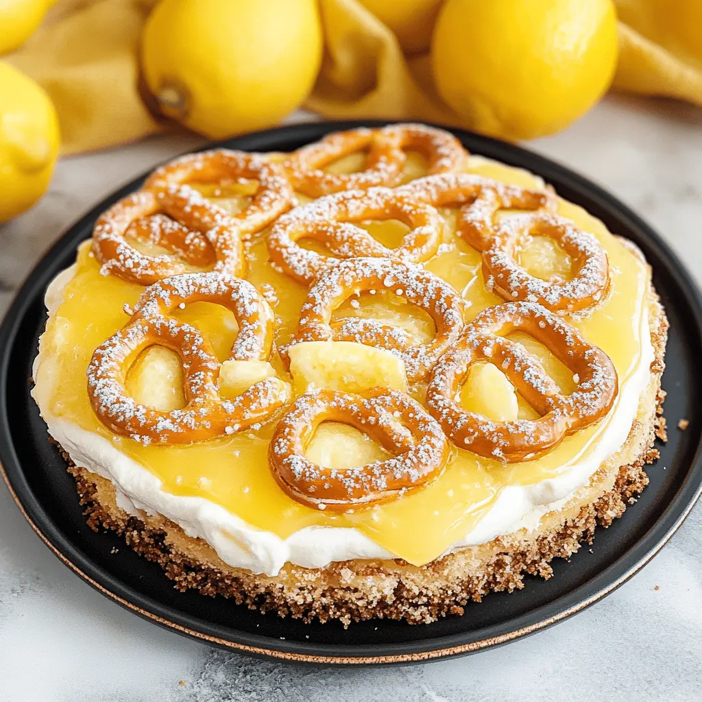 This Lemon Pretzel Dessert combines a crunchy pretzel crust with a creamy lemon filling for a delightful treat! The sweet and salty layers will make your taste buds dance. Perfect for potlucks or summer gatherings, save this recipe to impress your friends and family with every delicious bite!