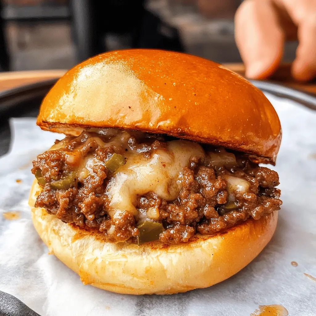 Get ready for a delicious twist on a classic favorite! These Philly Cheesesteak Sloppy Joes combine tender beef, sautéed onions, and gooey cheese, all piled high on a soft bun. Perfect for a family dinner or game day snacks. Save this recipe for your next gathering and bring smiles to the table with these hearty, flavor-packed sandwiches!