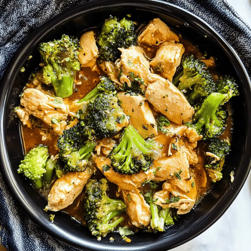 Cozy up with this Slow Cooker Chicken and Broccoli recipe that transforms tender chicken and fresh broccoli into a comforting meal. Easy to make and packed with flavor, it's perfect for busy days. Save this pin to whip up a delicious dinner any night of the week! Ideal for family meals or meal prep.