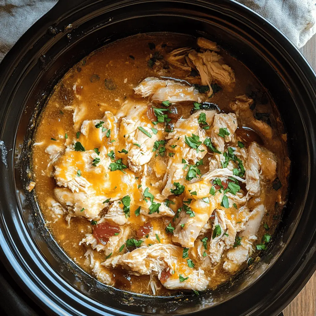Looking for a comforting meal that's super easy to make? Try this Slow Cooker Crack Chicken! This creamy, cheesy dish comes packed with flavor from tender chicken, ranch seasoning, and crispy bacon. Perfect for busy weeknights or a cozy gathering. Save this recipe to impress your family and friends at your next dinner!