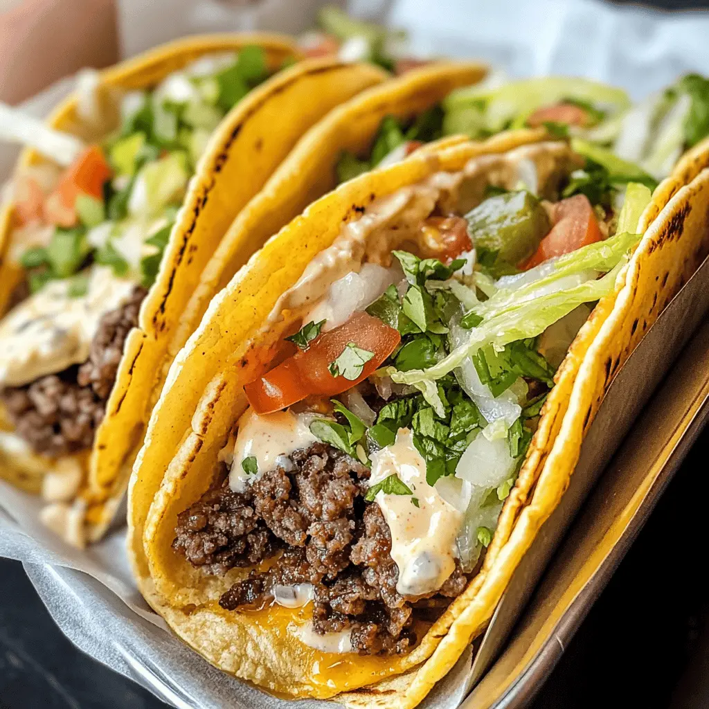 Get ready for a delicious twist on taco night with these Smash Burger Tacos! Juicy smashed beef patties paired with all your favorite taco toppings create a flavor explosion. Perfect for fun family dinners or casual gatherings. Save this recipe for a mouthwatering experience that everyone will love!