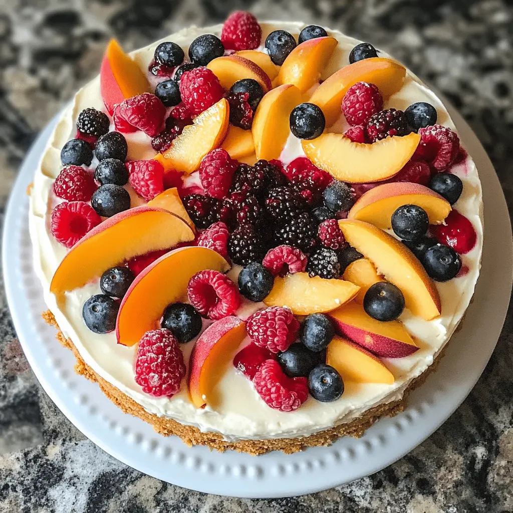 Looking for a refreshing dessert this summer? This Summer Berry and Peach Cheesecake is the perfect treat! With a creamy filling, fresh peaches, and a mix of juicy berries, it’s a delightful way to celebrate the season. Perfect for picnics or family gatherings! Save this recipe for a flavorful dessert that everyone will love. Enjoy the taste of summer in every bite!