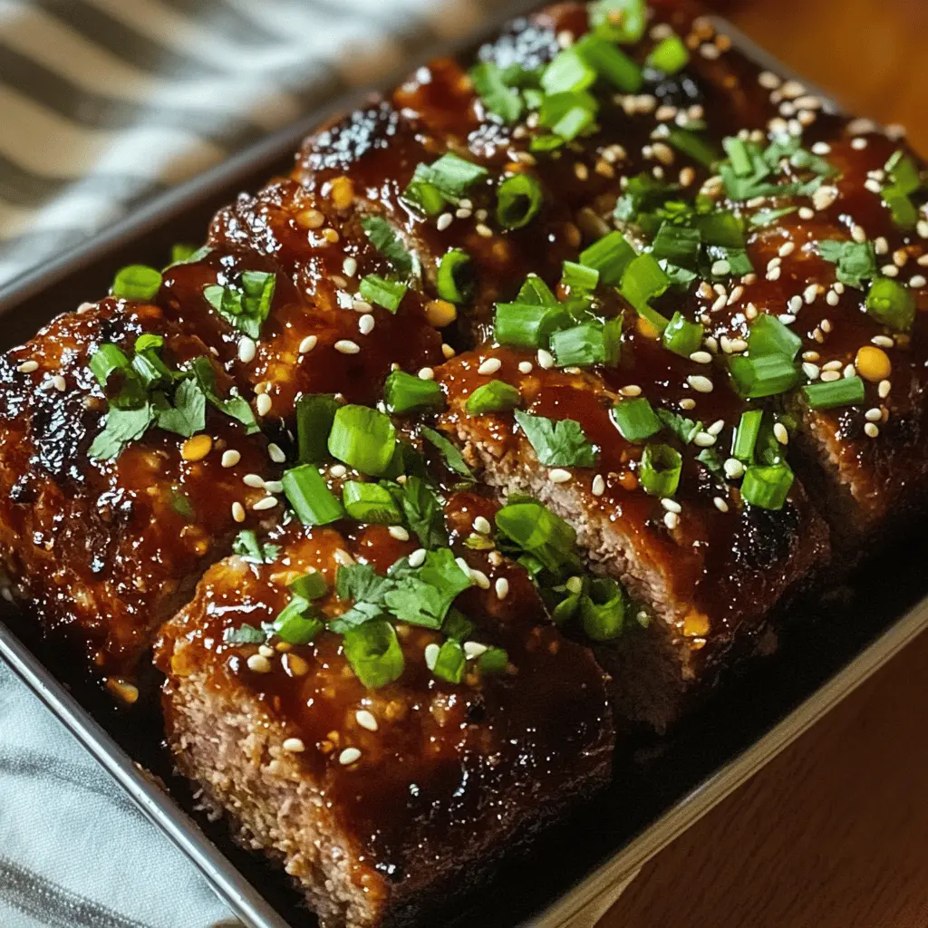 Looking for a twist on a classic dish? This Sweet And Spicy Korean BBQ Meatloaf combines tender ground meat with a flavorful blend of Korean spices and a touch of sweetness. Perfectly sticky and packed with taste, it’s ideal for family dinners or cozy gatherings. Save this recipe to impress your guests with something unique and delicious!
