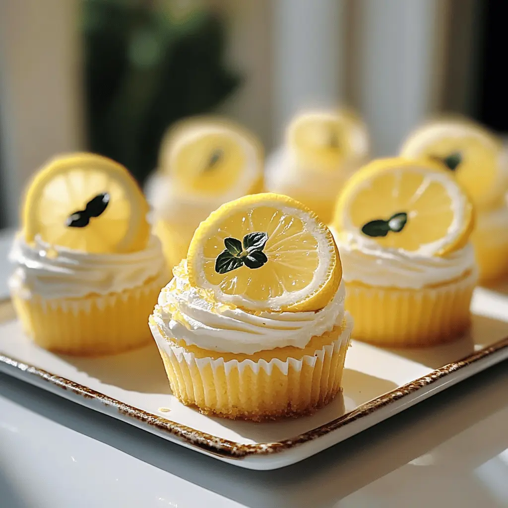 Easy Mini Lemon Cheesecakes Recipe
