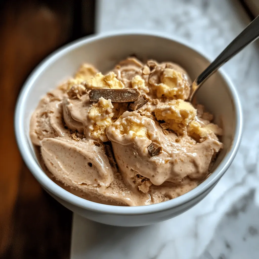 Easy Cottage Cheese Peanut Butter Ice Cream Recipe
