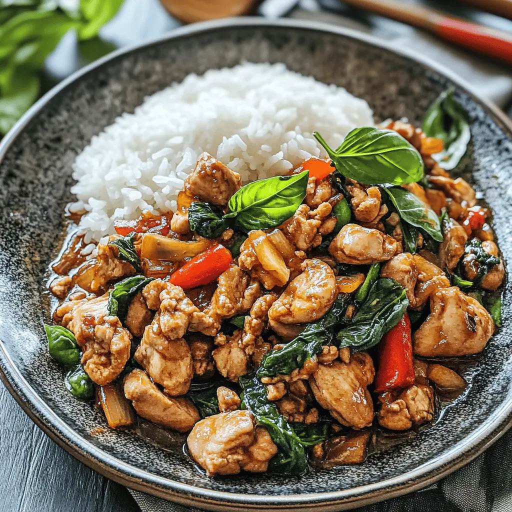 Easy Thai Basil Chicken Stir-Fry Recipe