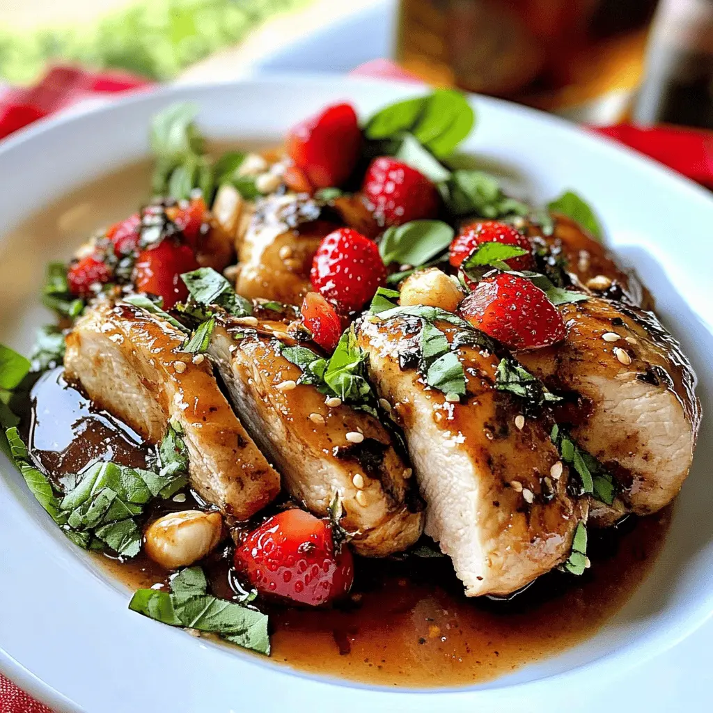 Easy Strawberry Basil Chicken Recipe