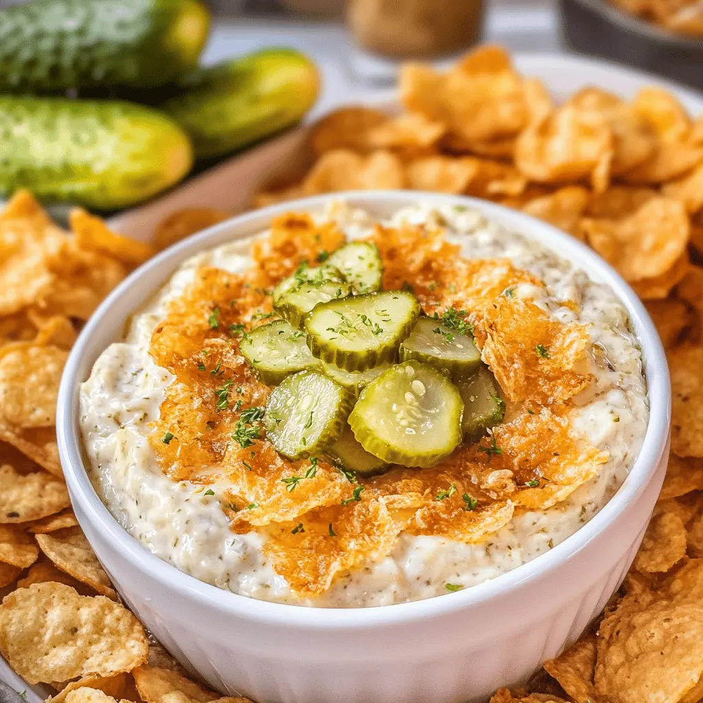 Easy Cheesy Fried Pickle Dip Recipe