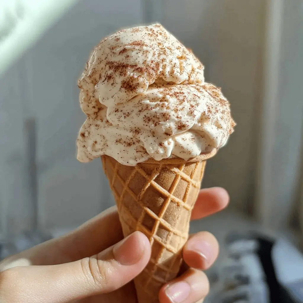 Easy Homemade Brown Sugar Cinnamon Ice Cream