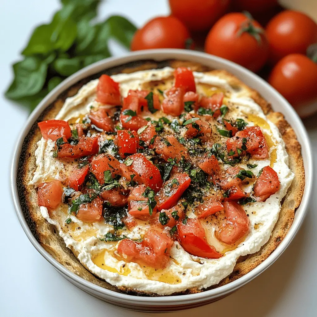 Easy Cheesy Bruschetta Dip Recipe