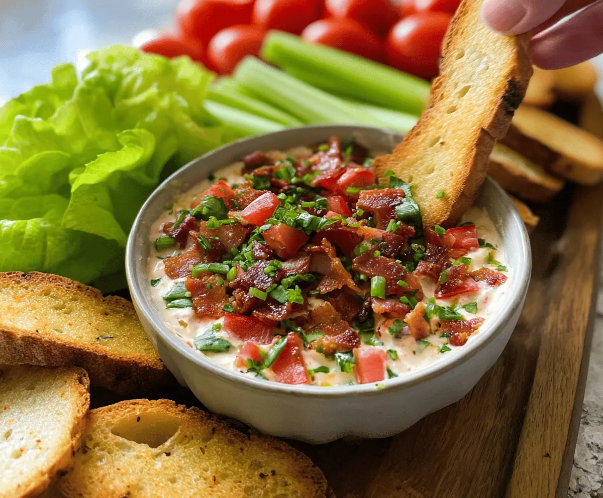 Easy BLT Dip Recipe for Parties