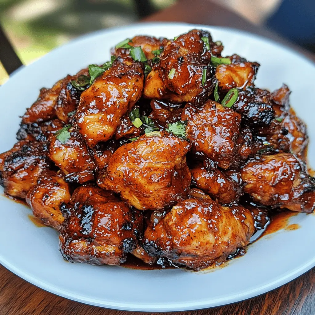 Easy Sticky Spicy BBQ Chicken Recipe