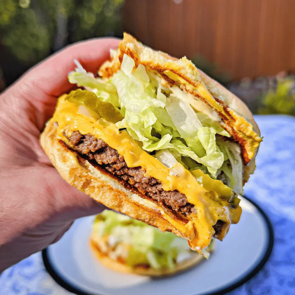 Easy Keto Big Mac Smash Burgers Recipe