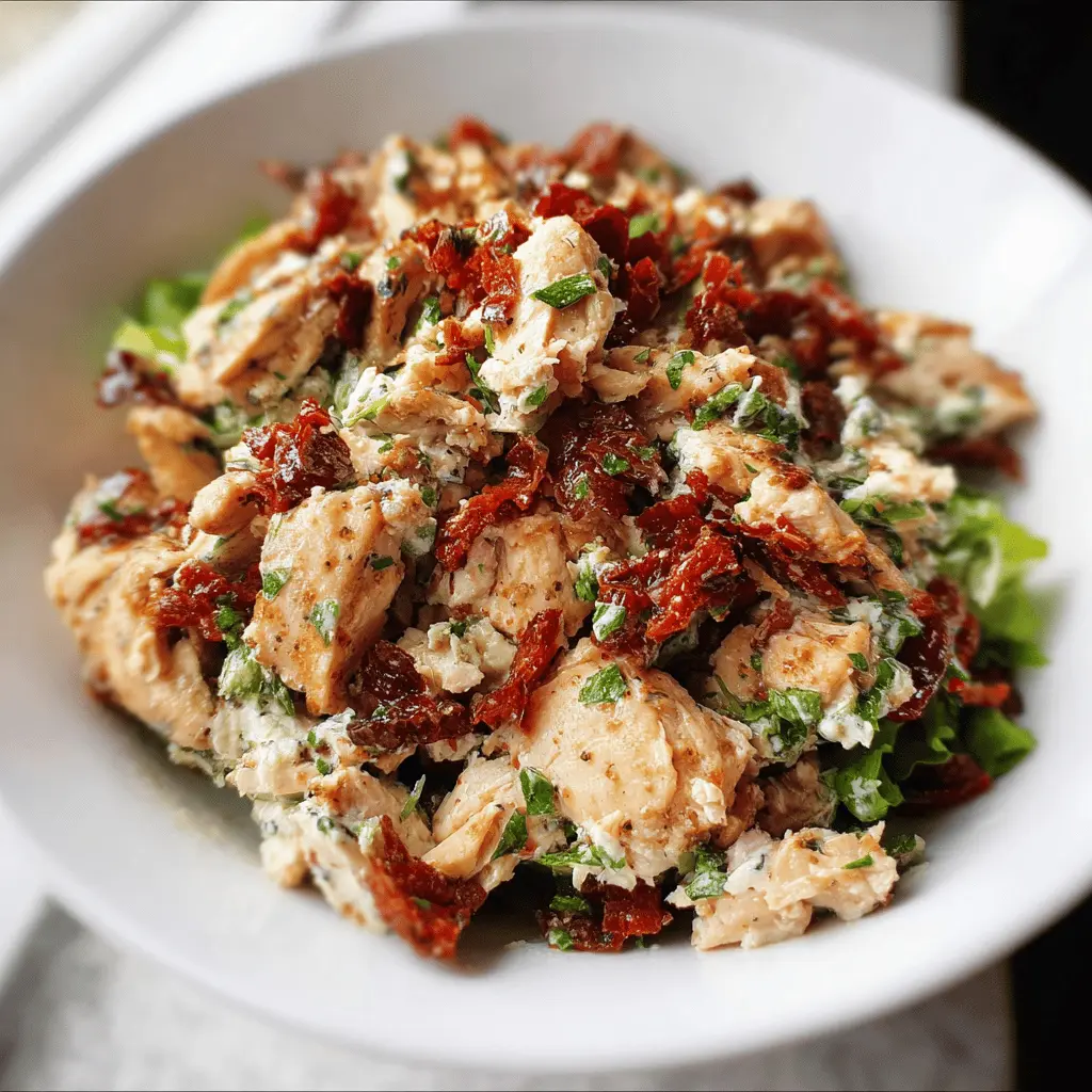 Easy Sun-Dried Tomato Chicken Salad Recipe