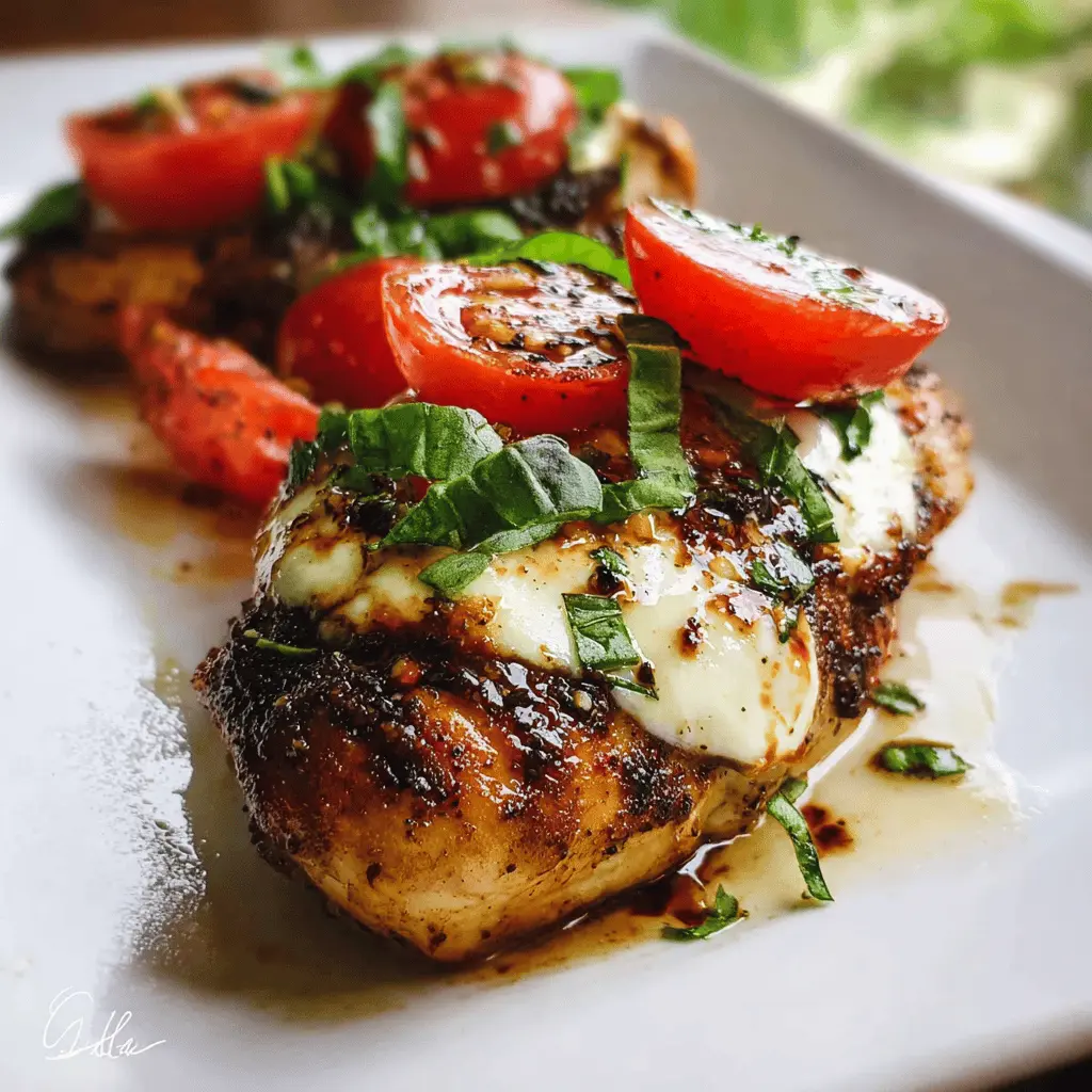 Easy Grilled Chicken Caprese Salad Recipe