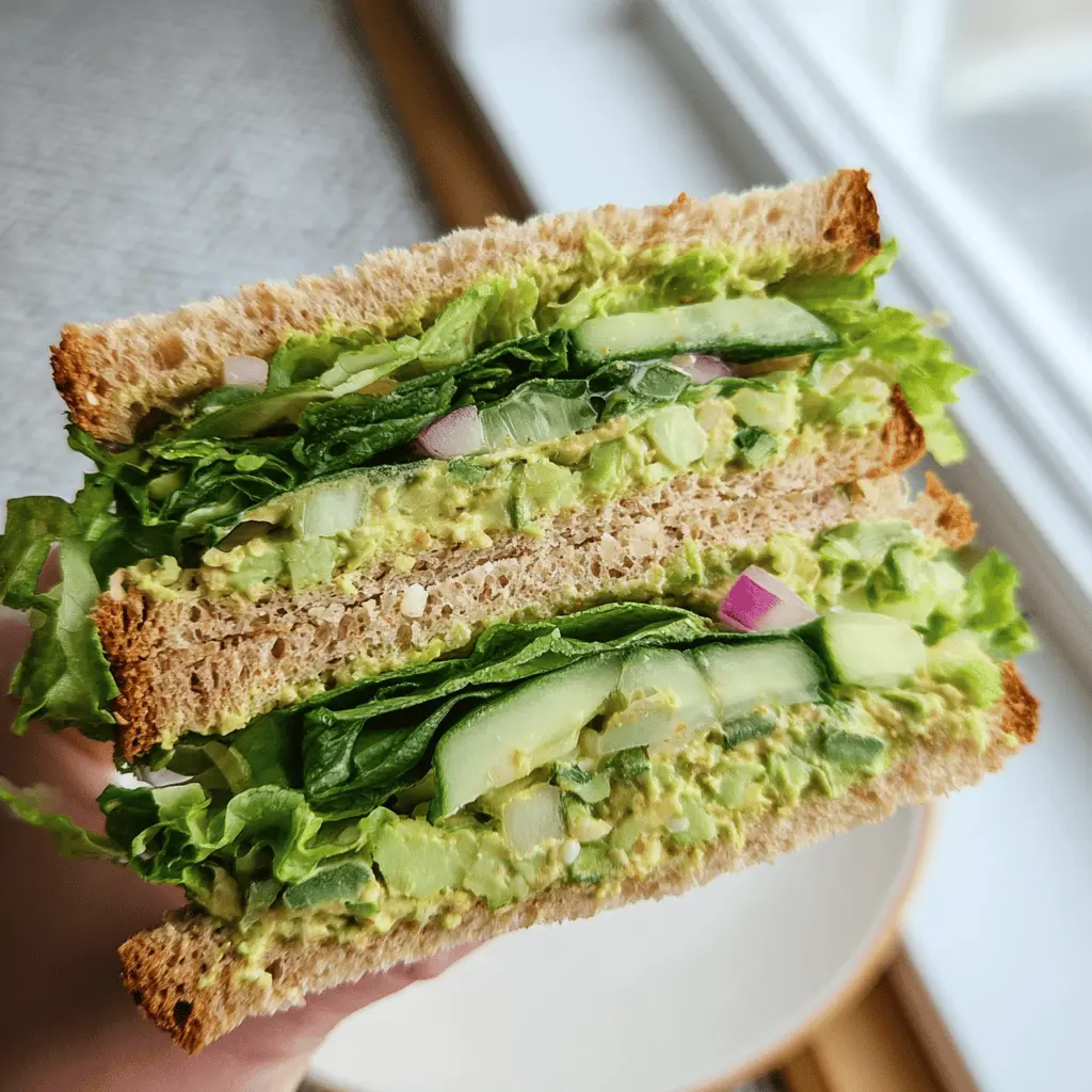 Easy Green Goddess Salad Sandwich Recipe