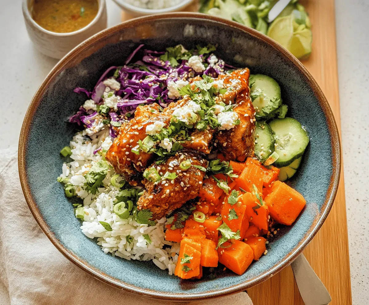 Easy Hot Honey Chicken Bowls Recipe