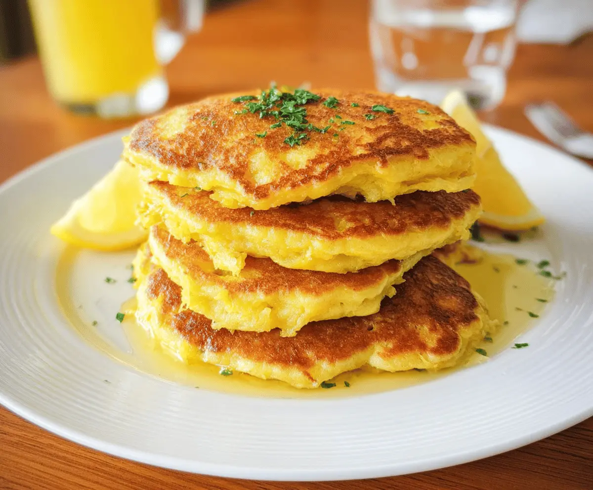 Cheesy Yellow Squash Pancakes Recipe