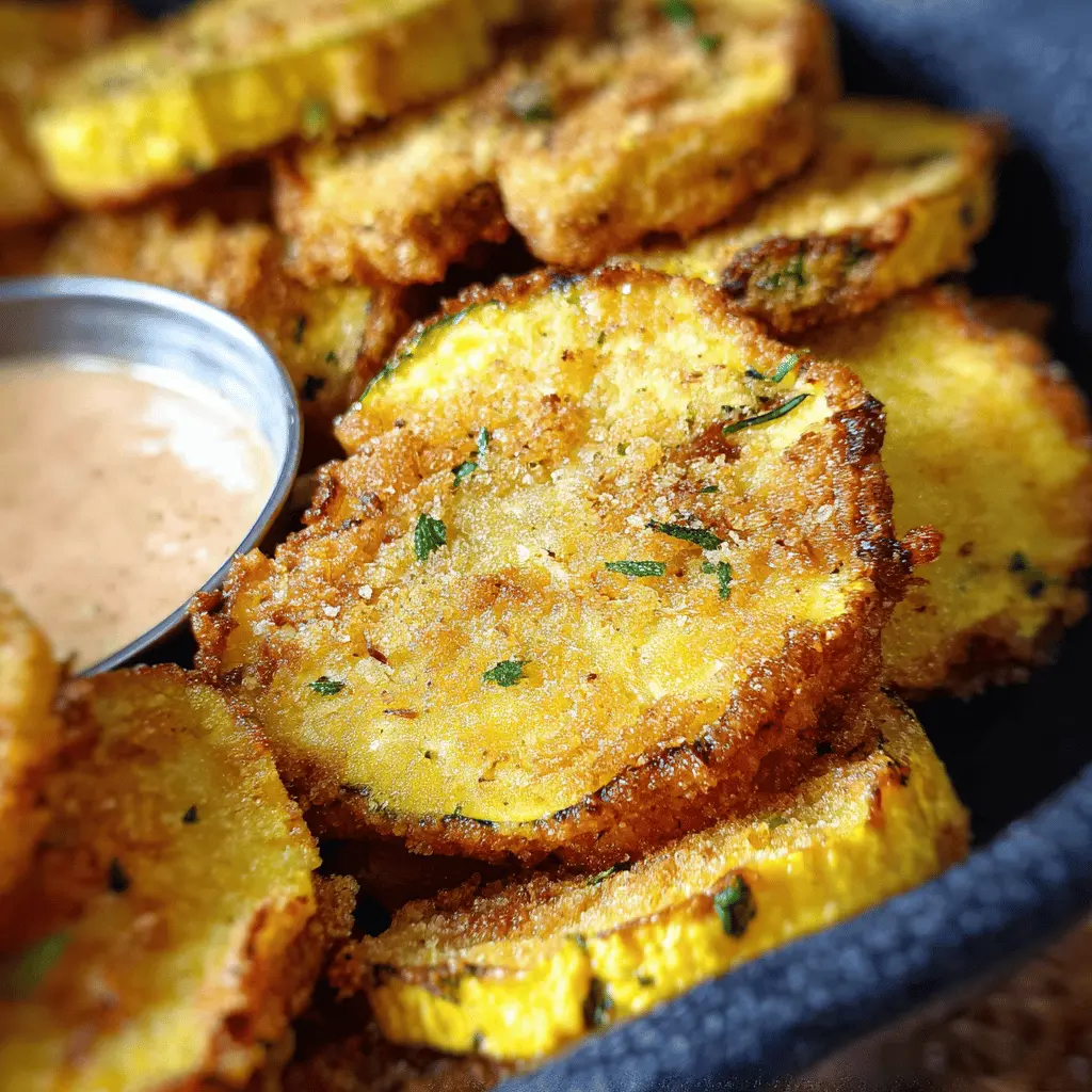 Crispy Air Fried Yellow Squash Recipe