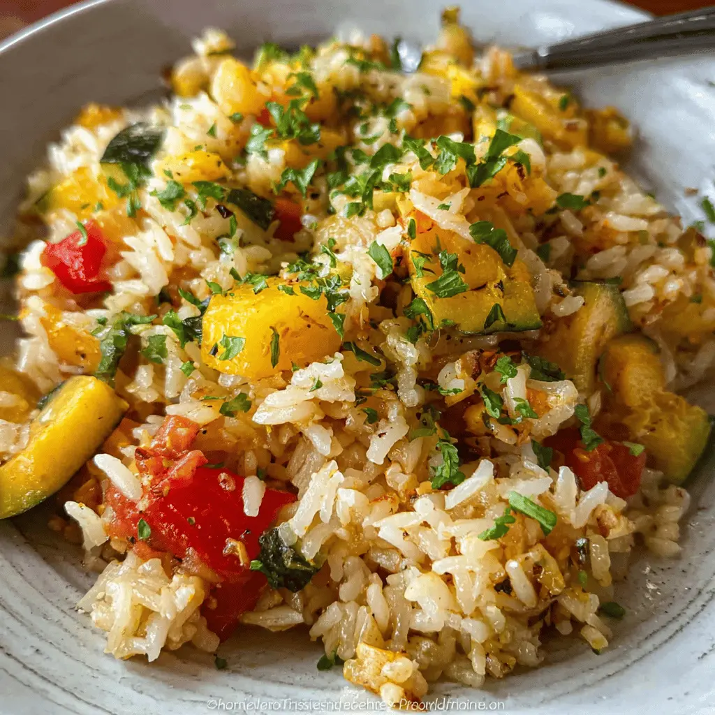 Easy Summer Squash Rice Recipe for Quick Dinners