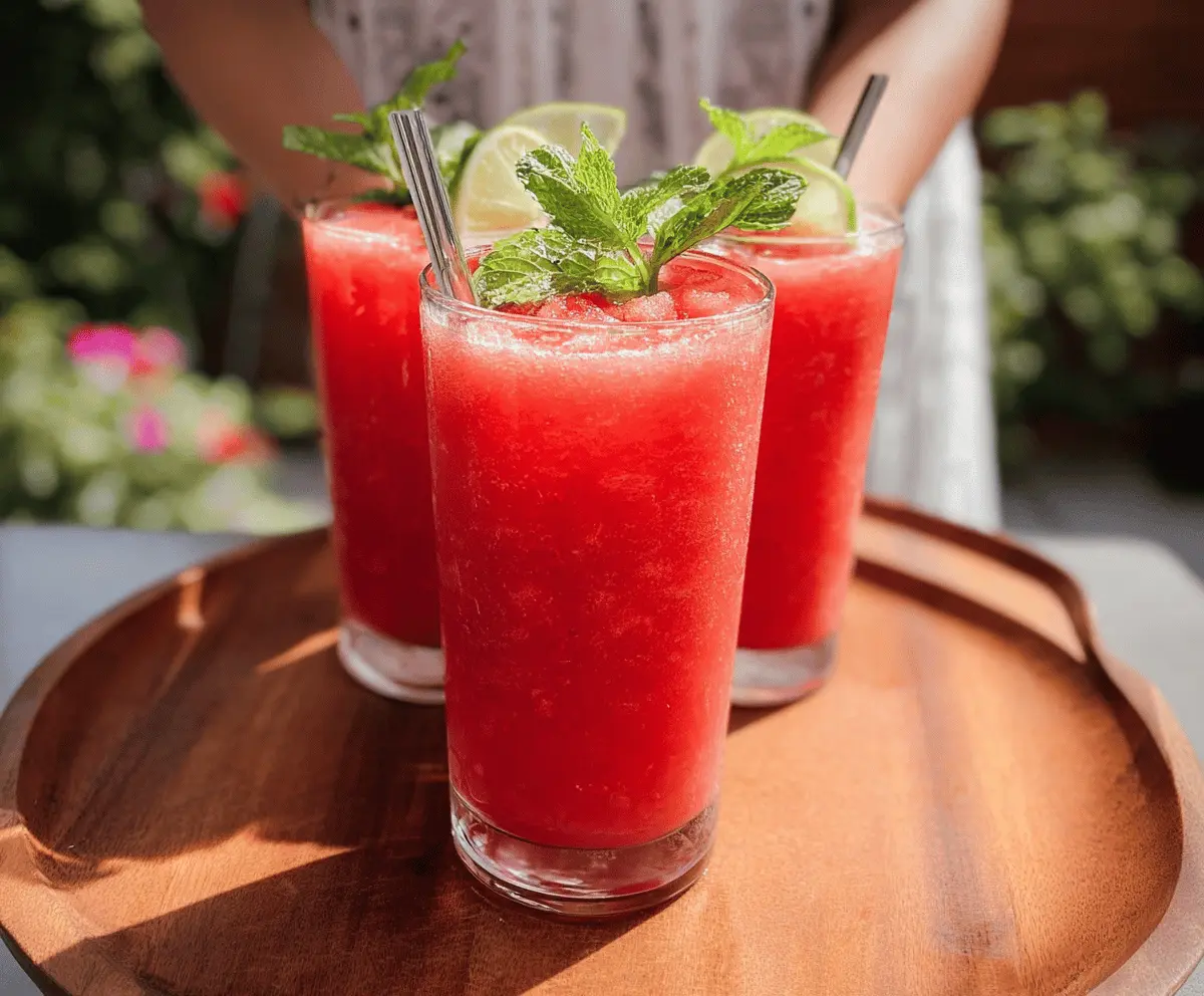 Refreshing Watermelon Slushie Recipe