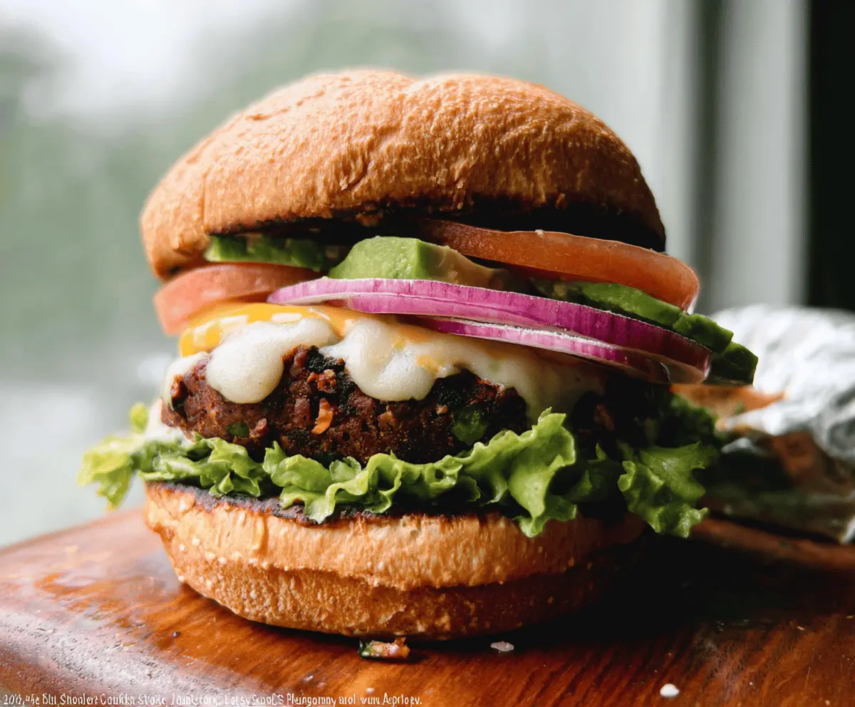 Easy Healthy Black Bean Burger Recipe