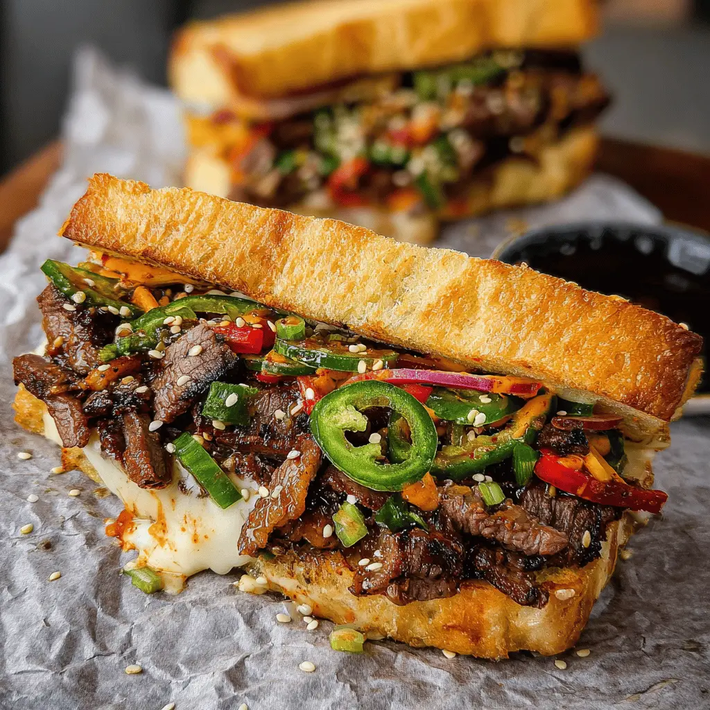 Easy Korean Steak Sandwich Recipe