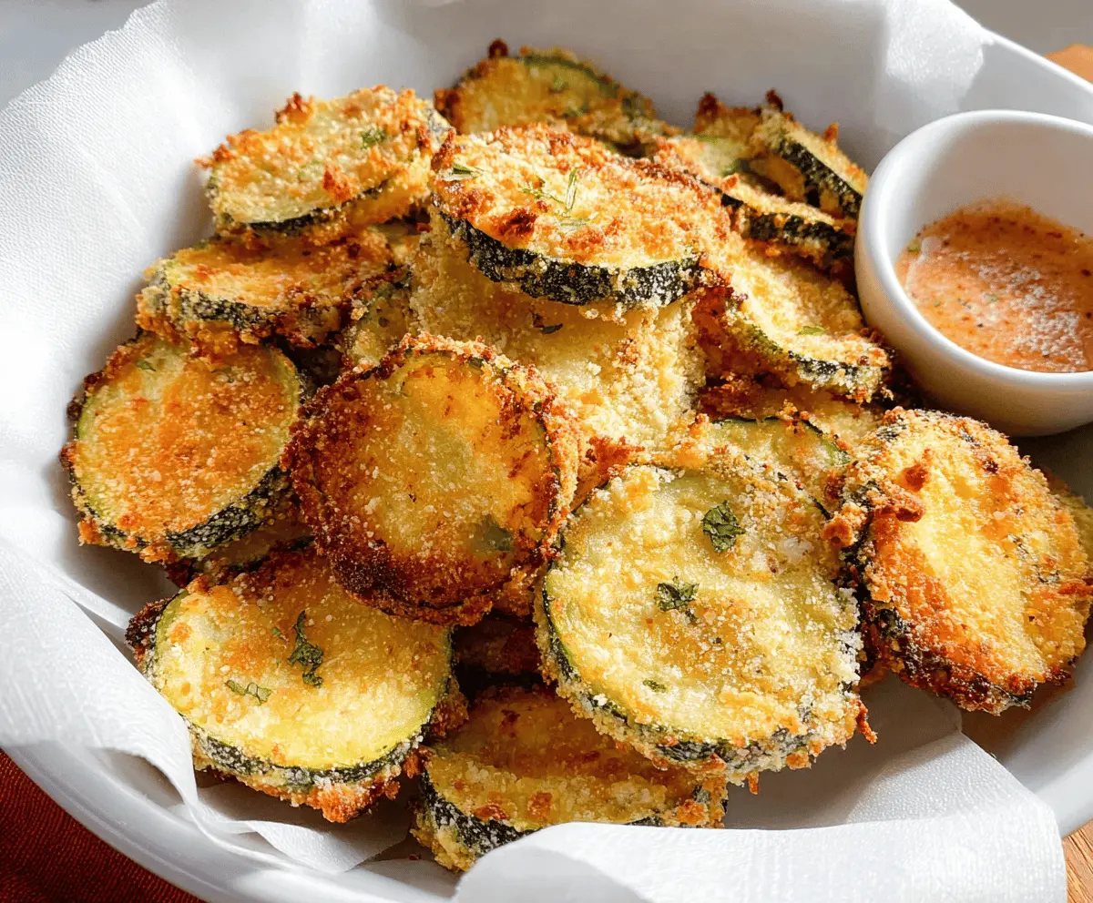 Crispy Baked Zucchini Chips Recipe