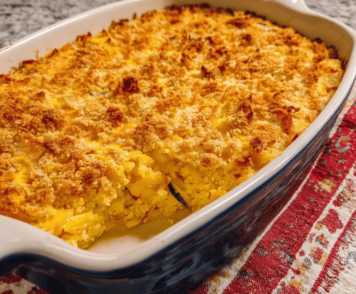 Easy Creamy Yellow Squash Casserole Recipe