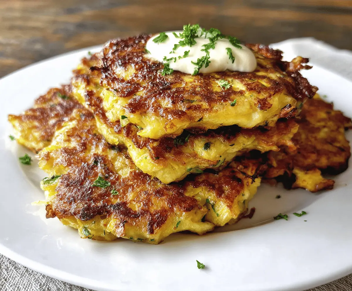Crispy Parmesan Yellow Squash Fritters Recipe