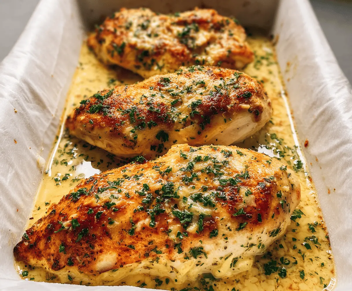 Easy Garlic Butter Baked Chicken Breast Recipe