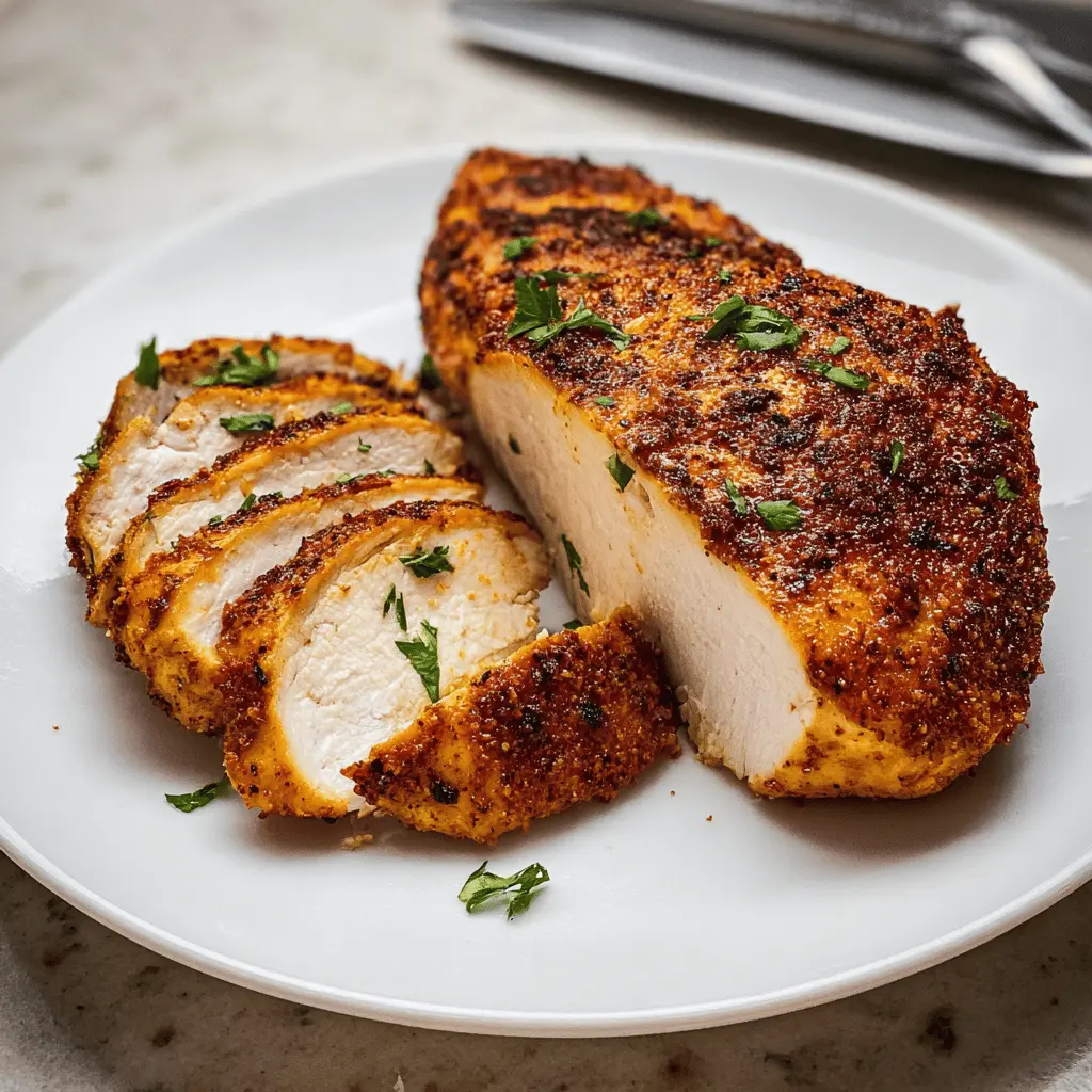 Juicy Air Fryer Chicken Breasts Recipe