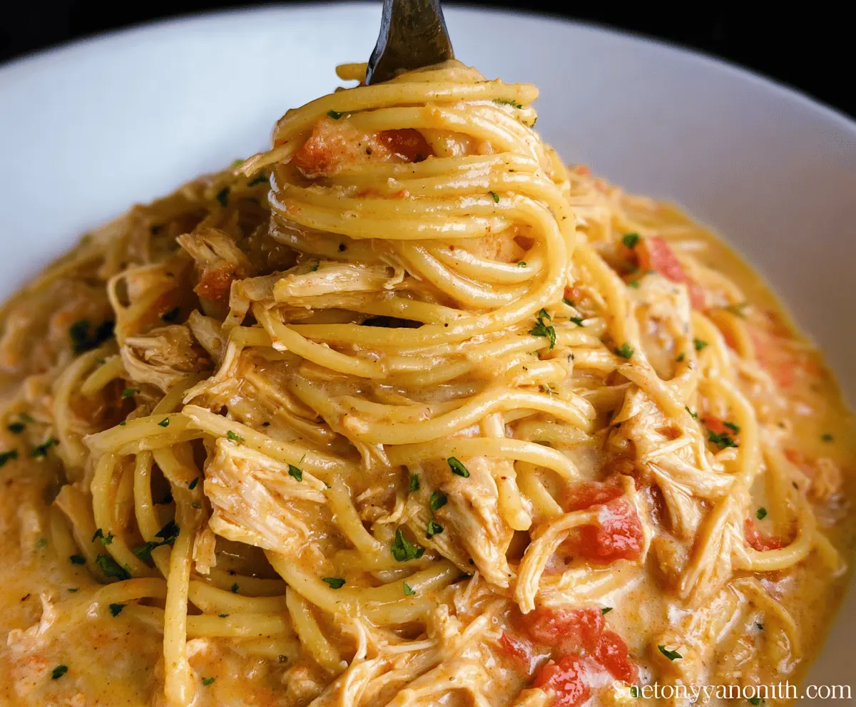 Easy Crockpot Chicken Spaghetti Recipe for Busy Weeknights
