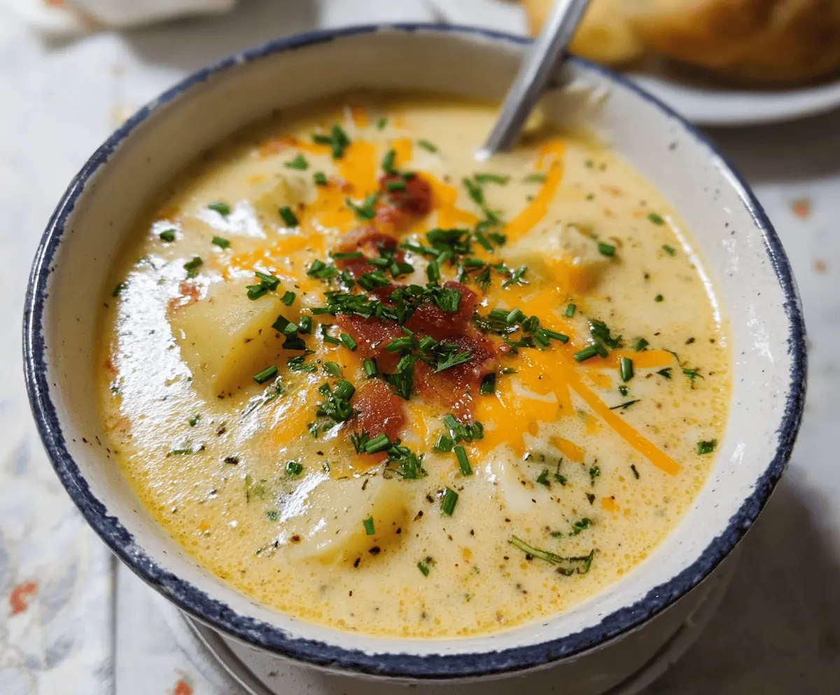 Easy Crockpot Potato Soup Recipe for Cozy Meals