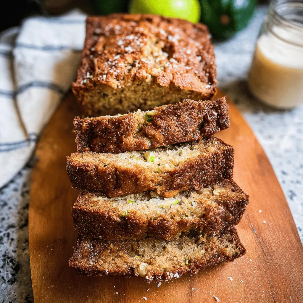 Moist Apple Zucchini Bread Recipe
