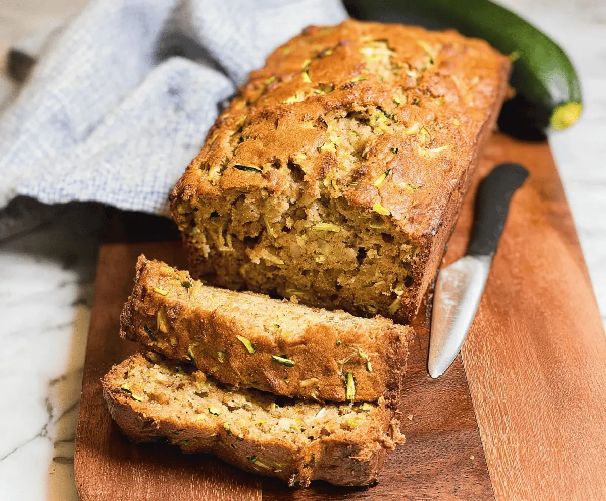 Moist Zucchini Banana Bread Recipe