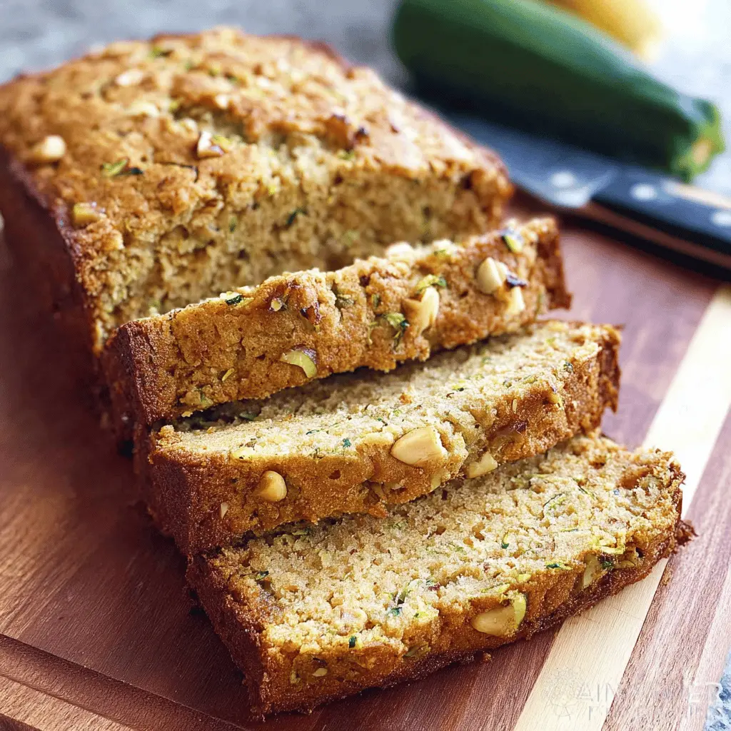 Moist Almond Flour Zucchini Bread Recipe