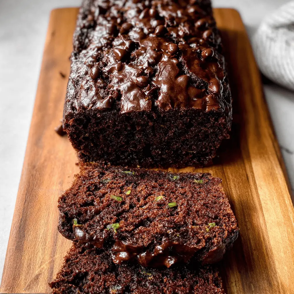 Healthy Chocolate Zucchini Bread Recipe