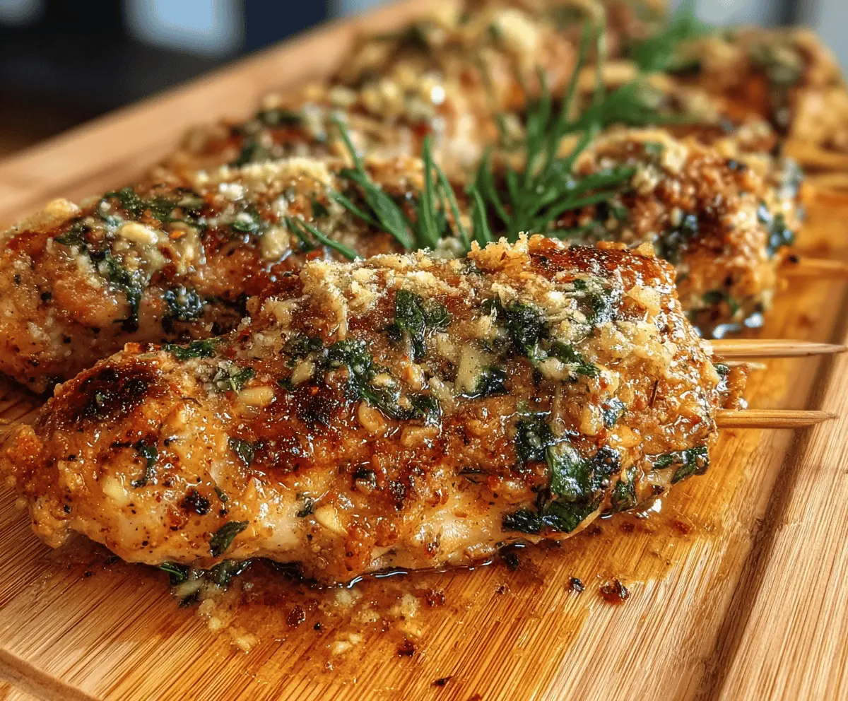 Garlic Parmesan Chicken Blackstone Recipe