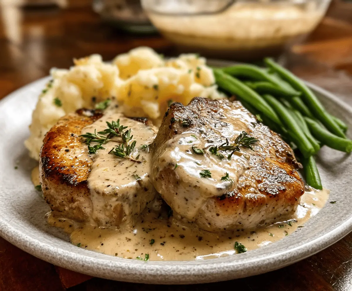 Creamy Ranch Pork Chops Slow Cooker Recipe