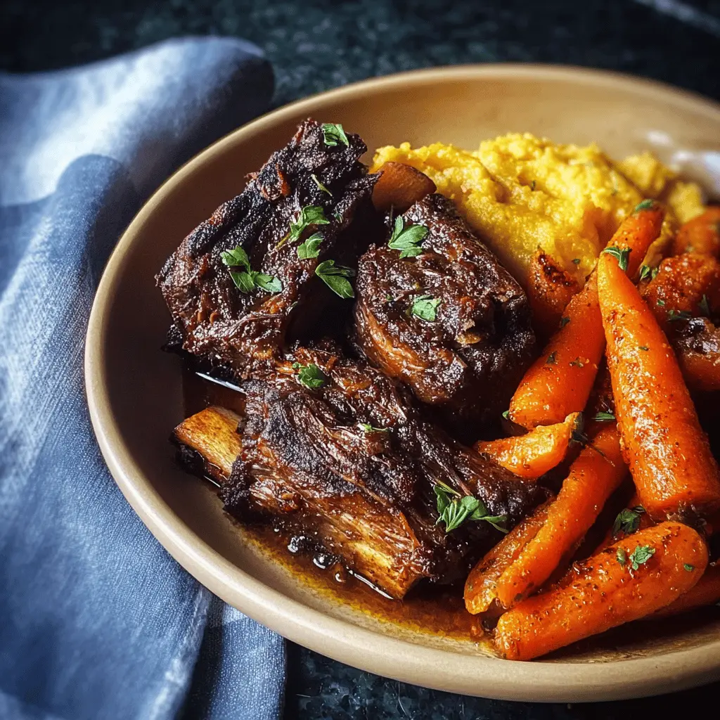 Super Tender Crockpot Beef Short Ribs Recipe