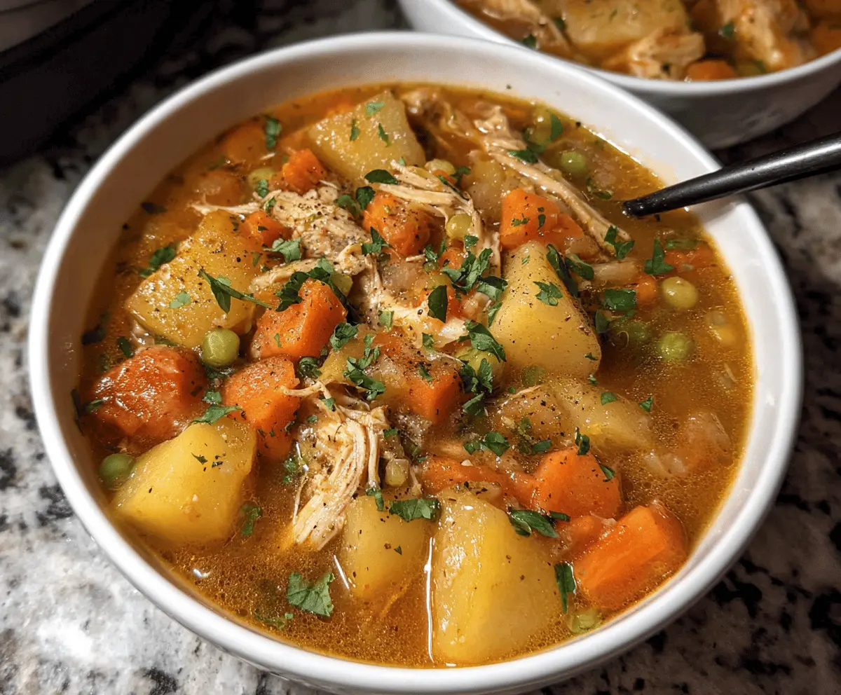 Easy Slow Cooker Chicken Stew Recipe for Cozy Dinners
