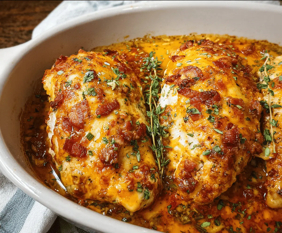 Easy Baked Crack Chicken Breasts Recipe