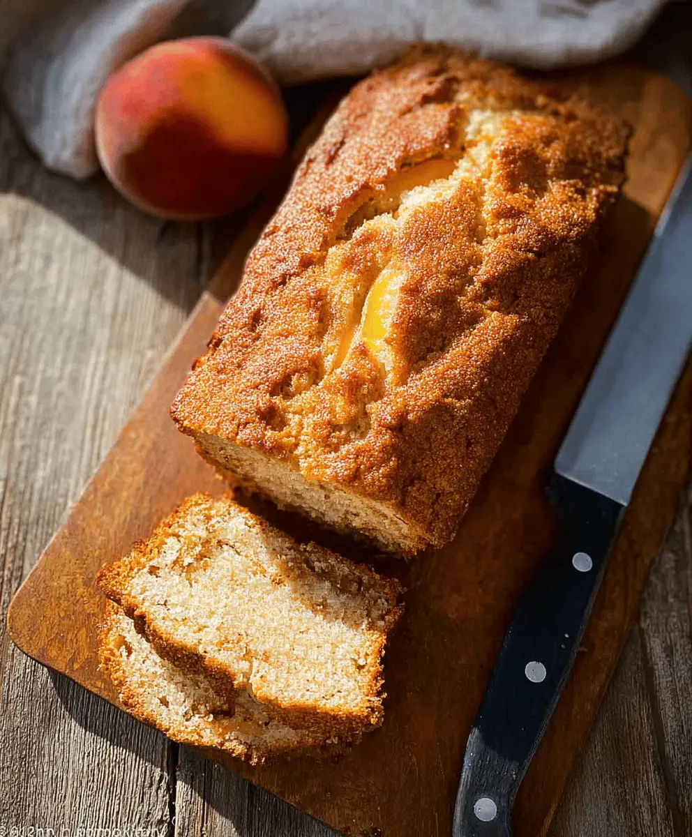 Moist Southern Peach Bread Recipe