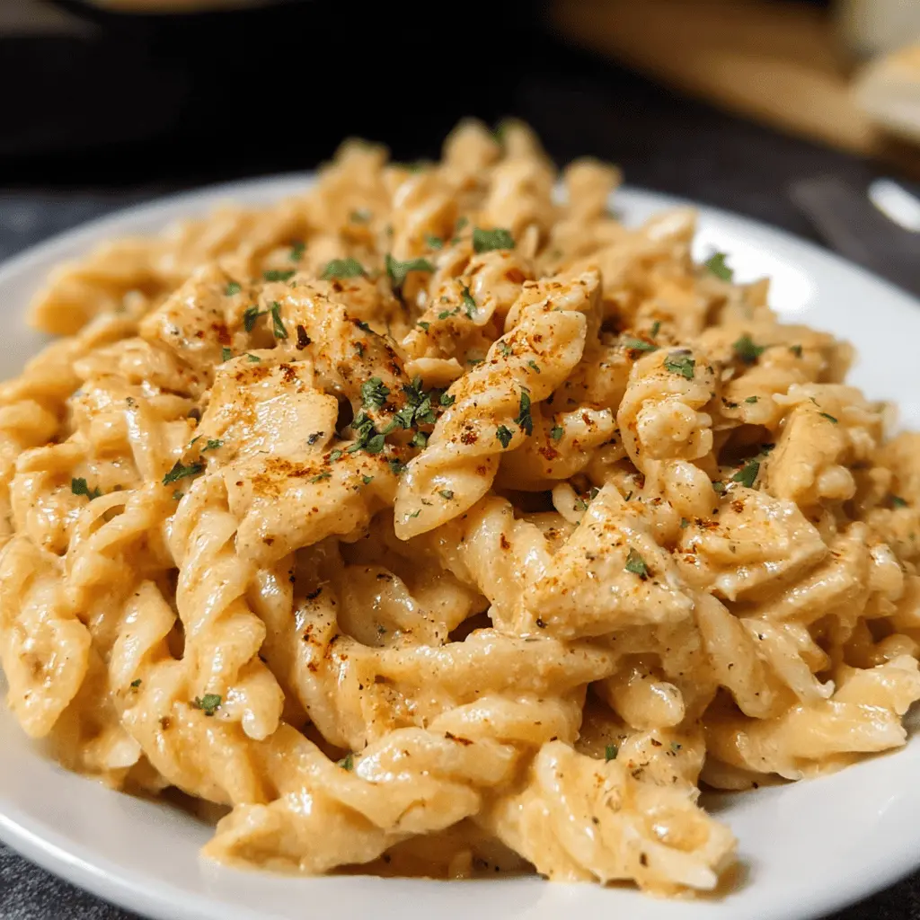 Easy Crock Pot Cajun Chicken Pasta Recipe